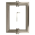 thumbnail image 3 of CRL MT6X6BN Brushed Nickel 6" MT Series Round Tubing Mitered Corner Back-to-Back Pull Handle, 3 of 5
