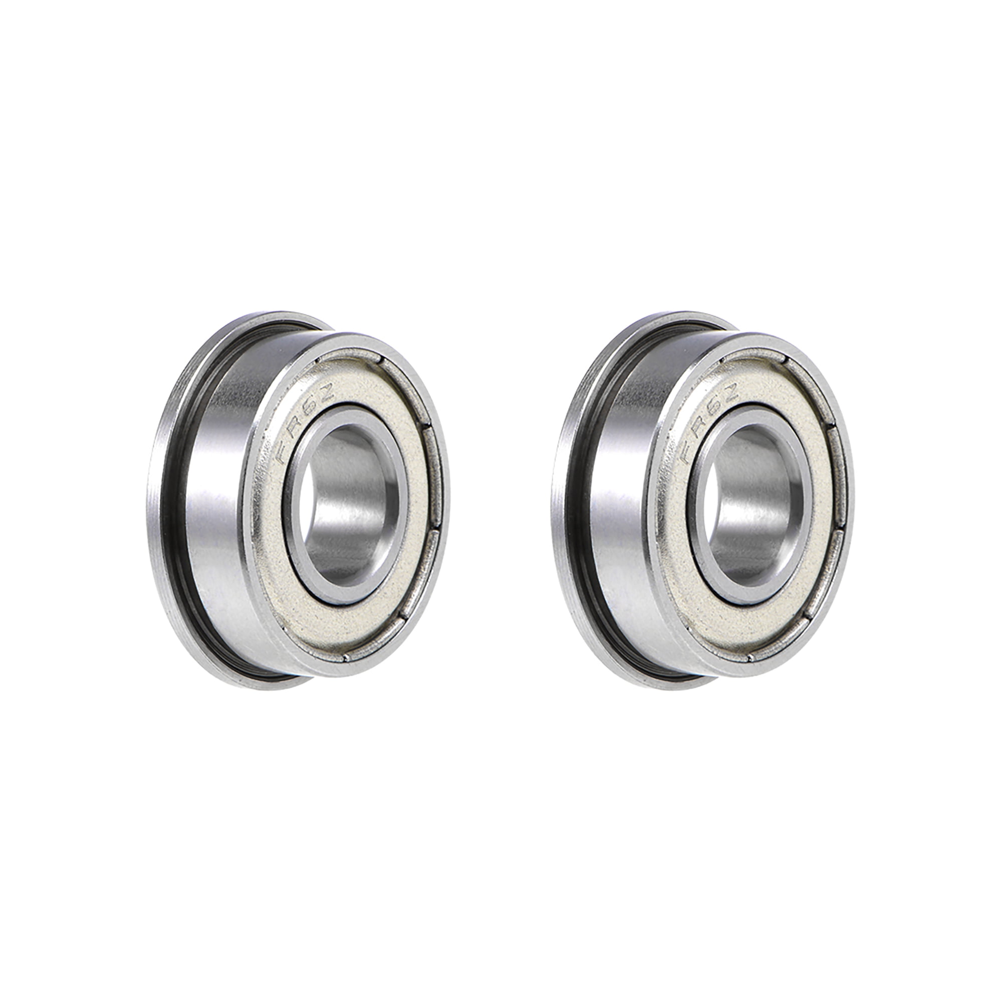 Ball Bearings with Flange FR6ZZ 3//8 inches x 7//8 inches x 9//32 inches Shielded Chrome Bearings 4 Pieces