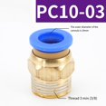 thumbnail image 2 of Bgsha 10pcs PC Air Pipe Connector High Temperature and Pressure Corrosion Resistant, 2 of 7