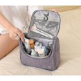 thumbnail image 3 of Neceser De Viaje Colgante Artículos De Tocador S Ant Con Bolsillos De Malla Amp; Bolso Er con gancho para colgar de nailon resistente para hombres y mujeres, Izer #yogu, 3 of 5