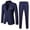 Navy, variant on Xudanell Boys Tuxedo Suit Slim Fit Formal Stylish Set 2 Pieces Outfits Blazer Jackets and Pants for Kids Prom Wedding Clothes (Khaki, 15-16 Years)