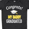 thumbnail image 4 of Inktastic Congrats My Daddy Graduated with Cap Boys or Girls Baby Bodysuit, 4 of 5