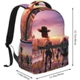 thumbnail image 2 of Toy Story Backpack 16.5 Inch Oxford Cloth Backpack Cartoon Backpack for For Men Women, 2 of 6