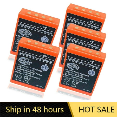US STOCK 5PCS 2100mAh BA225030 Rechargeable Battery for HBC Crane Remote Control Pump Truck