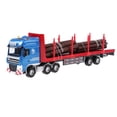 thumbnail image 2 of yotijay Children Realistic Die-Cast Wood Transport Car Trailer 1:50 Alloy Art Craft, 2 of 9
