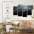 thumbnail image 5 of Elephant Stock Elk Summit Wall Art - Horizontal Multi Panel Canvas - Living Room Wall Decor - Animal Multi Panel - Black And Gray Decor - 84" x 54", 5 of 8