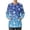 Blue Snowflake, variant on Bow Print Polyester Medical Scrub Jackets Women Comfortable Polyester Scrub Jacket Long Sleeve for Nurses Students Assistants Nurse Uniforms Soft Breathable