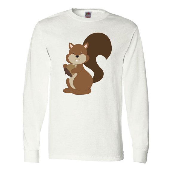 Inktastic Squirrel Long Sleeve T-Shirt