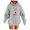 Grey, variant on Letter Print Hooded Sweatshirt Long Sleeve Pullover Pocket Hoodie Sweatshirt Blank Sweat Shirts for Women Sweater Women Zipper Women's Sweatshirts Hoodie with Pockets Long Jacket Red M