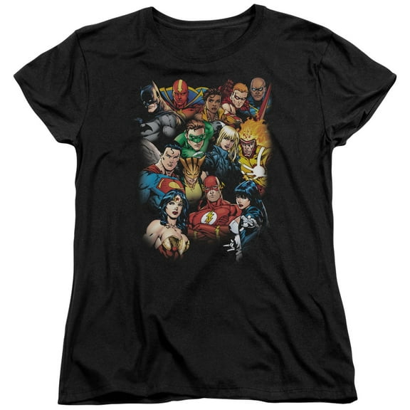 Jla - The Leagues All Here - Women's Short Sleeve Shirt - Medium