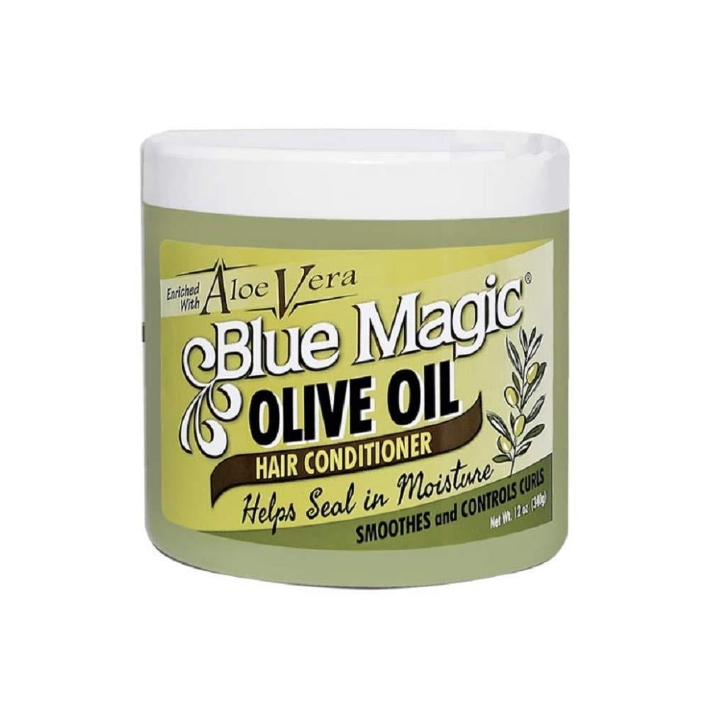 Blue Magic Olive Oil Hair Conditioner Enriched With Aloe Vera, 12 Oz. -  