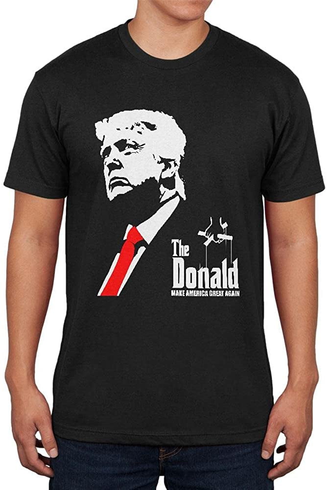Trump 2020 Black Perfomance Plus Size Mens Original Loose T Shirts