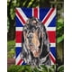Carolines Treasures SC9869GF Coonhound Noir et Beige avec la Taille de Jardin de Drapeau Britannique de Drapeau d'Union d'Angleterre – image 3 sur 3