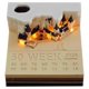 thumbnail image 1 of Calendario de Piezas de Reloj, Bloc de Notas con Calendario de Escritorio 2025, Bloc de Notas con Luces y Diseño de Castillo Mágico en 3D, 1 of 5