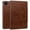 Brown, variant on for iPad Air 11 2024/Pro 11 2022/2021/2020/2018/Air4/Air5 Case, Soft PU Leather Case with 2 Anti-Slip Strips Adjustable Angle Kickstand & 4 Card Slots (Include 1 Photo Slot) Auto Sleep/Wake, Black