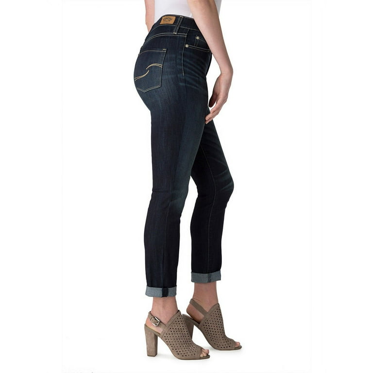Levis signature mid rise sales slim cuffed jeans