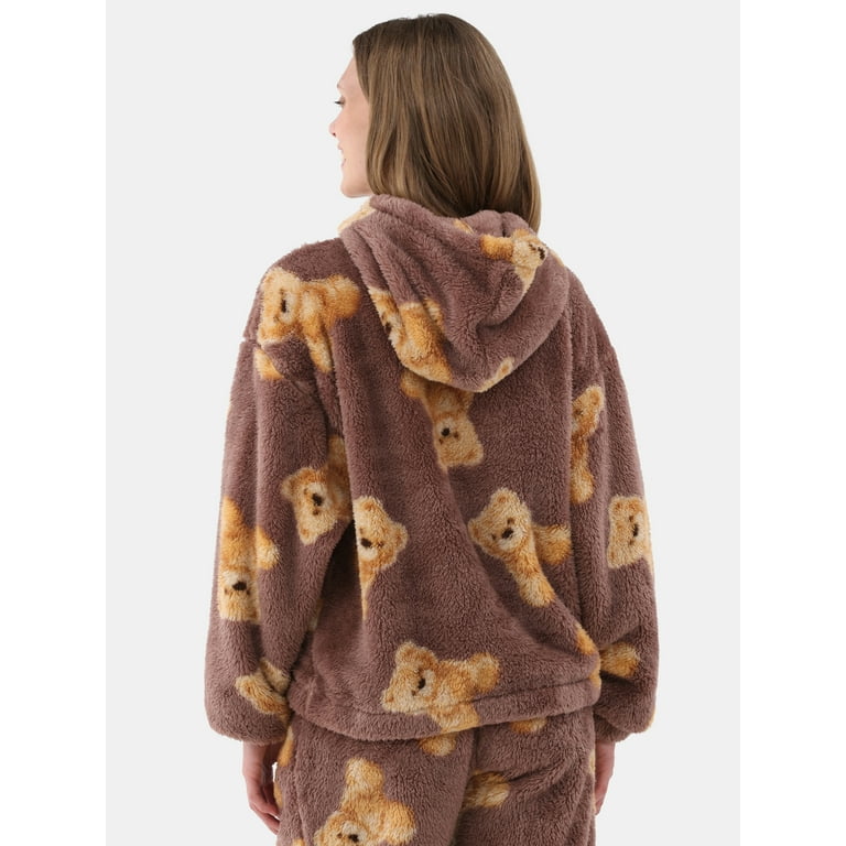 No boundaries fuzzy hoodie sale
