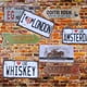 thumbnail image 2 of Letreros decorativos vintage de lata, hierro y metal para coche, para pared, hogar, bar, cafetería (Me encanta el whisky), 2 of 7