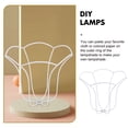 thumbnail image 3 of Cadre de Lampe en Fer pour Lustre Décoratif Lampe de Table 1 Ensemble Couverture de Cadre DIY, 3 of 8