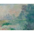 thumbnail image 2 of Gustave Loiseau 24x20 Black Ornate Framed Double Matted Museum Art Print Titled: Edge of the Eure, Morning Effect (circa 1920), 2 of 5