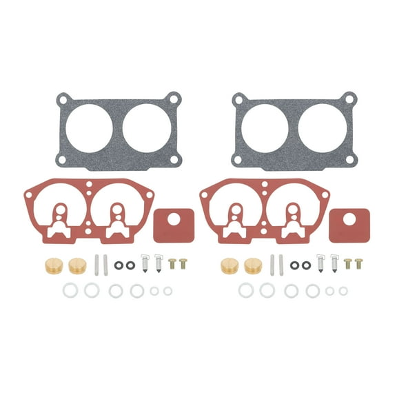 munirater 2Pcs Carb Carburetor Rebuild Kit Replacement for Yamaha Outboard V4 V6 115 130HP 1986-1995