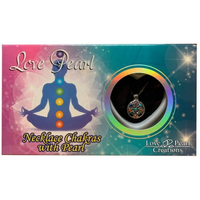 Chakra Love Pearl Creations DIY Kit Cultured Necklace Set with Stainless Steel Chain 16"