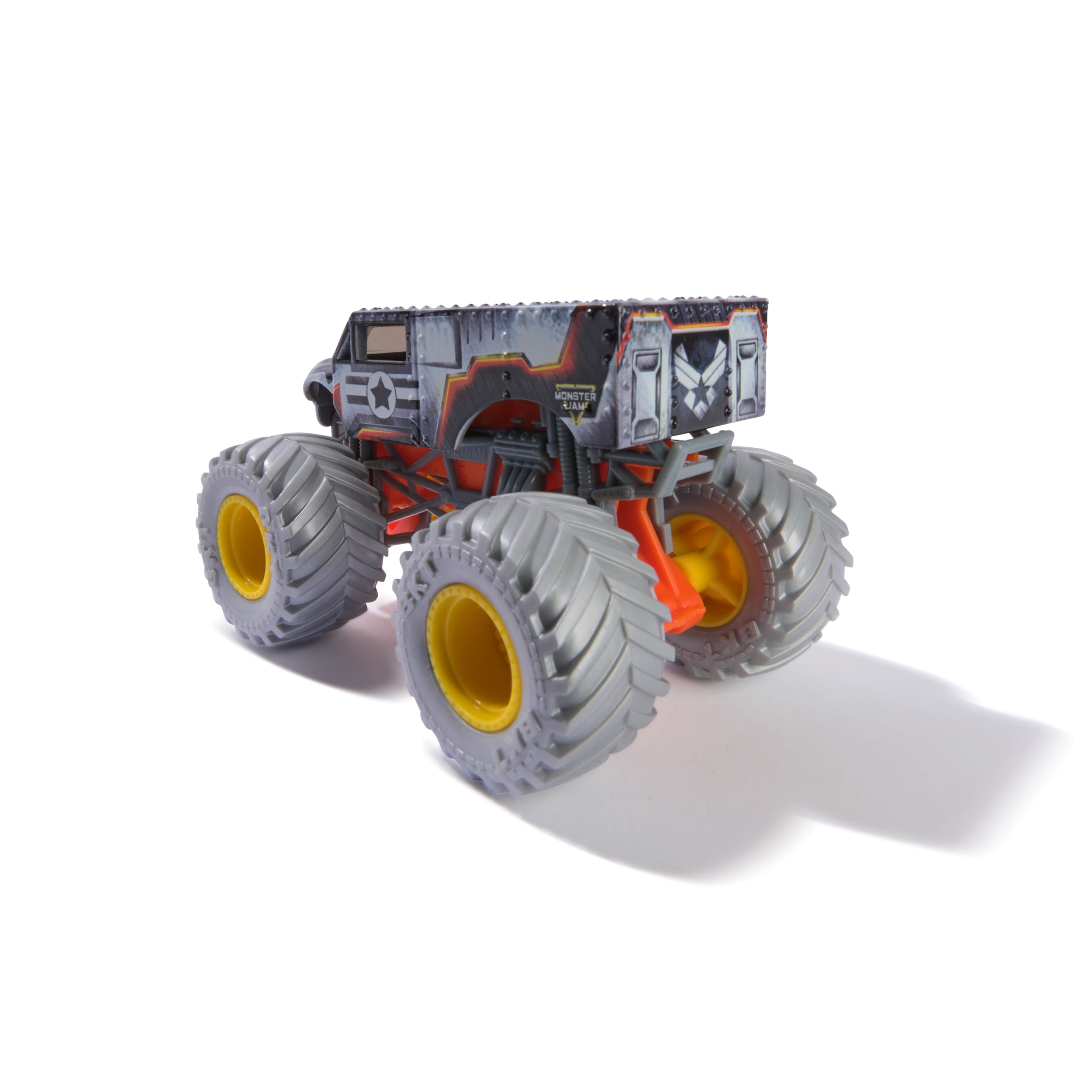 Monster Jam, Marvel Official War Machine Monster Truck, Die-Cast Vehicle, 1:64 Scale, Super Hero Kids Toys for Boys Ages 3 and up