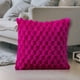 thumbnail image 5 of Funda de almohada de color sólido Snowflake Velvet para soporte lumbar y cojín de noche en sofá de oficina - 50x50cm, terciopelo PV suave con cremallera oculta, 1 paquete, 5 of 6