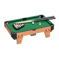 thumbnail image 2 of Niños mini mesa de billar juguetes de billar madera 16 bolas juegos de escritorio pequeñas mesa de juego de billar para niños fácil de almacenamiento, 2 of 9
