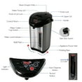 thumbnail image 2 of NutriChef Hot Water Urn Pot Insulated Stainless Steel,Auto & Manual Dispense,Auto Boiler,Safety Lock Shutoff 3.38 QT /3.2L - Auto Boiler Shut Off - PKWK43, 2 of 7