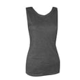 thumbnail image 6 of Women'S Backless Tank Top Women'S Solid Back With A Deep V Sexy Backless Slim And Elastic Vest Dark Gray M, 6 of 6