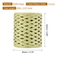 thumbnail image 2 of Uxcell Raffia Paper Craft Ribbon, 1/4 Inch 218 Yards Raffia String Packing Paper Twine, Earthy, 2 of 6