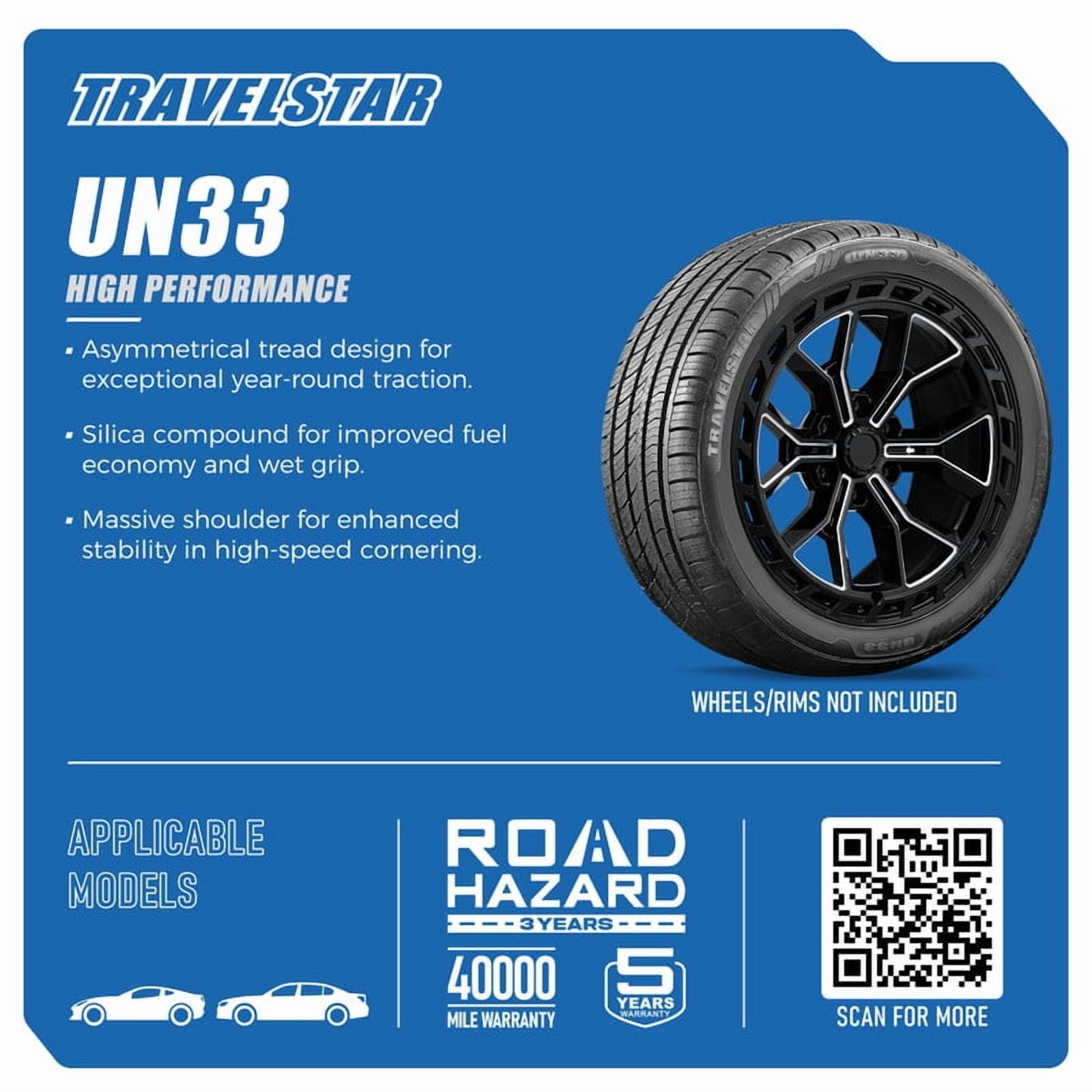 Travelstar UN33 225/45R17 91V High Performance All Season