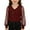 Wine, variant on Sparkly Mesh Puff Sleeve V-Neck Sequin Blouse for Girls & Teens, Long Sleeve Loose Fit Casual Party Top for Carnival, Festive Celebrations, and Active Wear