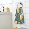 thumbnail image 3 of Yayeee 100% Cotton Hand Towels for Bathroom 16" x 28" Soft Absorbent Kitchen Towel, Yellow Lemons, 3 of 7