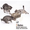 thumbnail image 3 of Cat Toys Interactive Toys Cat Wand Scratching Teaser Toys Electronic Smart Random Moving Feather Toys Hunting Exercise Toys Indoor Gifts for Kitten Refillable (Coffee, Battery), 3 of 6
