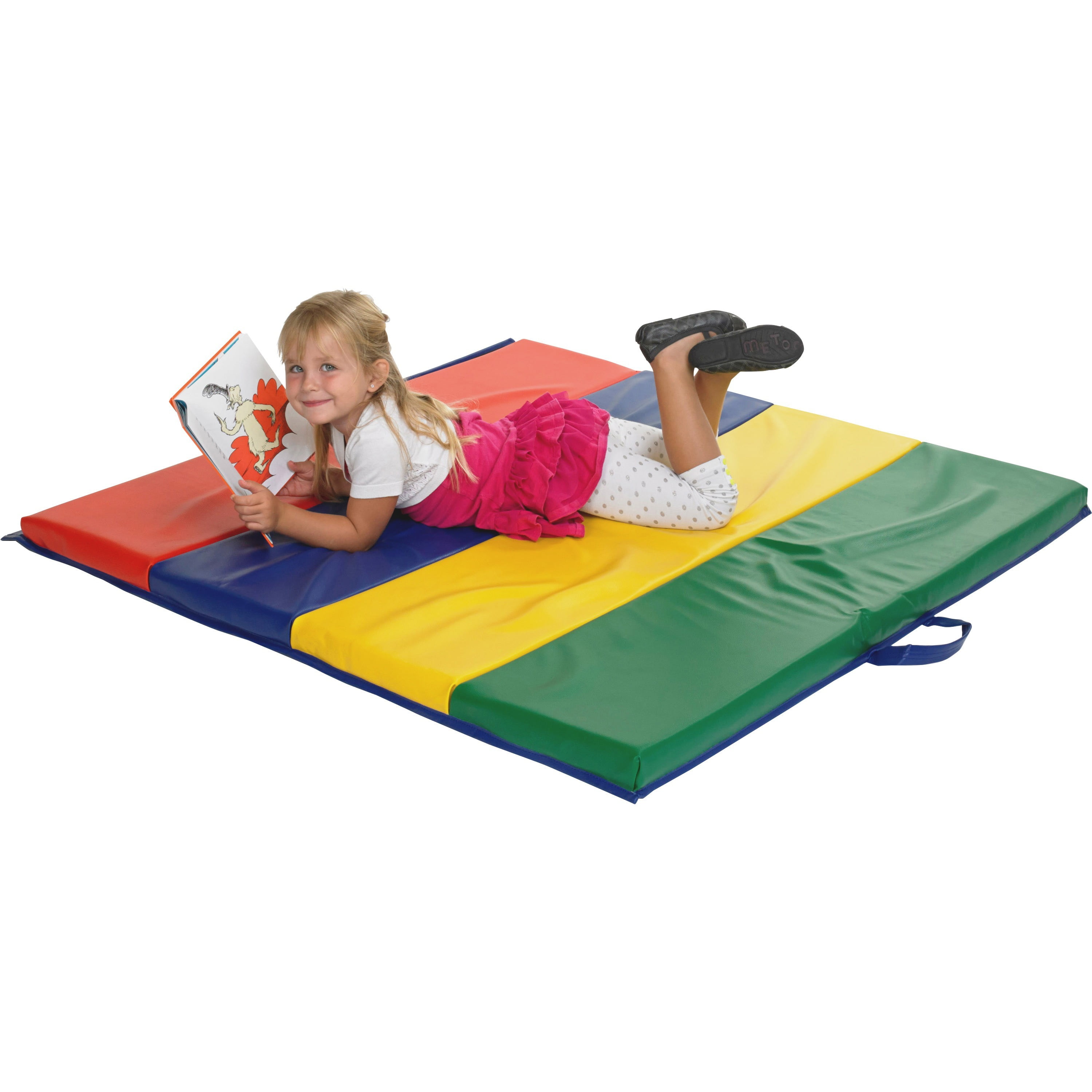 ECR4Kids Tumbling Mat 4'x4' Multi 0651