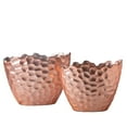 thumbnail image 5 of Veylan Rose Gold Oval Ceramic Planter Set (Set of 2), 5 of 5
