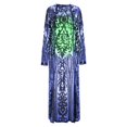 thumbnail image 4 of QHFBli Women's Sequin Cardigan Long Sleeve Open Front See Through Evening Coats Summer Cover Up Dress, 4 of 5