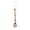 Tan, variant on Happy Date Pacifier Clip Silicone Pacifier Holder Clips with Teething Beads  for Baby Boys and Girls - Simple Yet Chic,Length 9.84",1Pc