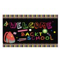 thumbnail image 1 of Bienvenido de nuevo a la escuela, cartel de pared, porche, puerta, telón de fondo, decoración de fiesta para exteriores, interiores Inevent HA000191-00B, 1 of 6