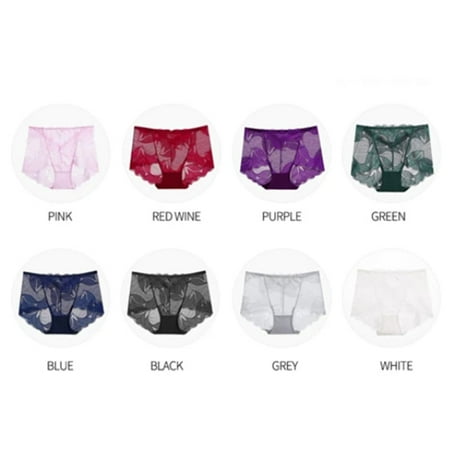 

Underwear Briefs Sexy Lace Panties Sexy Lace Patchwork Panties For Beach Summer Party Vacation Swimming Pools. M All 8 Colors