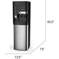 thumbnail image 2 of Frigidaire, Bottom Load Hot and Cold Water Dispenser, Built-In Cup Holder, 5 Gallon,  Stainless Steel Door, Black, 2 of 7
