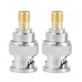 thumbnail image 1 of RF Adapter, Copper Material BNC To SMA Adapter BNC Male To SMA Female Low Loss  For Antenna Connection, 1 of 8