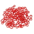 thumbnail image 2 of Crafts Lobster Clasp, Lobster Clasp Mini Key Chain Lobster Clasp Flexible  for Friends for Key Dark Red 50pcs, 2 of 7