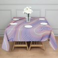 thumbnail image 5 of 52x52in(132x132cm) Square Tablecloth, Waterproof Polyester Table Cover, Wrinkle Resistant & Washable Fabric for Dining, Kitchen, Picnic, World Map Print, 5 of 6