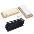 thumbnail image 3 of Knife Sharpener Stone Kit, Professional Knife Sharpening Stone Set Heat  Flattening Out Notches Burrs Restore Edges  For Household, 3 of 8