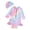 B-Pink, variant on Girls One Piece Swimsuits Long Sleeve Mermaid Swimsuit for Girls Cute Bathing Suits Girls Bathing Suits Size 7-8 Pink