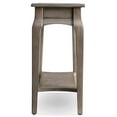 thumbnail image 2 of HomeStock Gothic Glamour Side Table with Shelf, 12"L x 24"W x 24"H, Smoke Gray Wash, Stylish end table perfect for bedroom Decor, 2 of 2