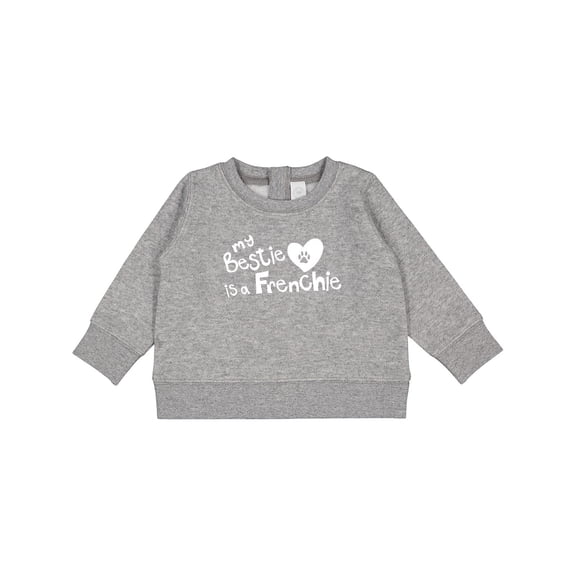 Inktastic Bestie Frenchie Baby Sweatshirt